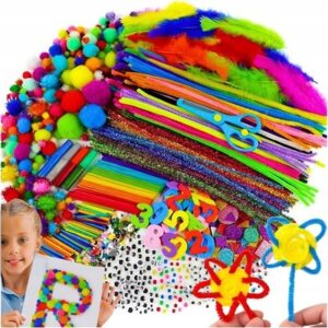 Zestaw Kreatywny Plastyczny Twórczy Artystyczny Akcesoria Plastyczne 2000 Elementów